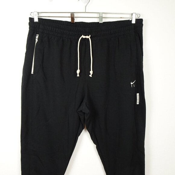 Nike Dri-Fit Basketball Pants Women's Plus Size 3X Black Drawstring Swoosh Fly - Picture 2 of 11